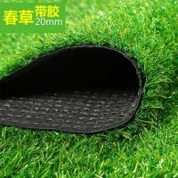 草高2厘米带胶款 仿真坪垫绿色假人造皮户外绿植装饰足球场人工塑料幼儿园地毯