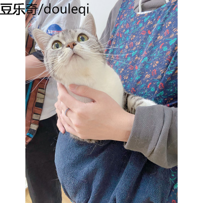 静一宠物珊瑚绒撸猫服抱猫围裙撸猫袋抱猫袋