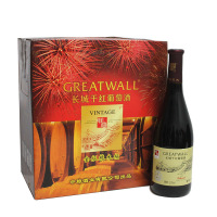 Greatwall/长城 12.5度唯尊金版橡木桶干红葡萄酒（升级版）750ml*6瓶