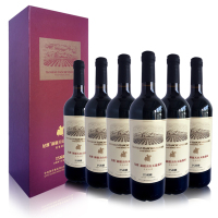 尼雅皇室公爵15干红葡萄酒12.5度礼盒装 750ml*6瓶