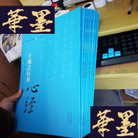 正版旧书中国历代书法名家写心经放大本系列(8开)10册合售F-G-S-S