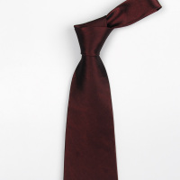盛世尼曼职业商务正装懒人拉链领带10cm宽行政黑色领带男士易拉得结婚红色领带