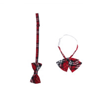 盛世尼曼红色苏格兰领结 流行日韩校服 领带领花英伦风学院风男女情侣学生领带