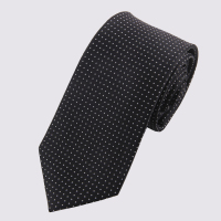 盛世尼曼奔驰领带一条 奔驰4S店男士领带 灰色领带 领带定制黑色领带