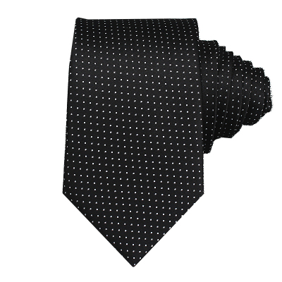 盛世尼曼奔驰领带拉链男士领带 新款正装黑色灰色 4S店工作销售 定制定做领带