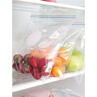 密封袋食品保鲜袋子加厚密实自封袋透明收纳冰箱收纳袋密实袋 2盒