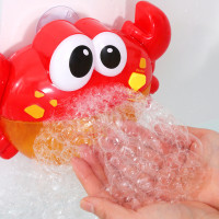 抖音同款螃蟹吐泡泡机吹婴幼儿浴缸儿童沐浴宝宝浴室洗澡玩具戏水