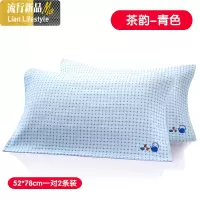 棉枕巾一对装欧式纱布加厚情侣成人四季家用单人棉枕头巾 三维工匠