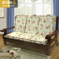 座垫客厅家用木质四季单人座木椅木制沙发海绵垫坐垫通用老式 三维工匠