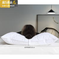 季酒店专用棉羽丝绒枕芯成人宾馆纤维枕头高低枕一个单人 三维工匠