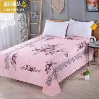 [人字纹]上海老式国民床单怀旧加厚双人被单老试老粗布床单单件 三维工匠
