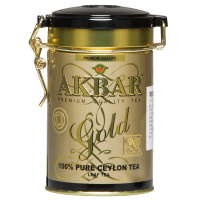 AKBAR斯里兰卡原装进口锡兰红茶茶叶罐装散茶100g英式碎茶可做奶茶