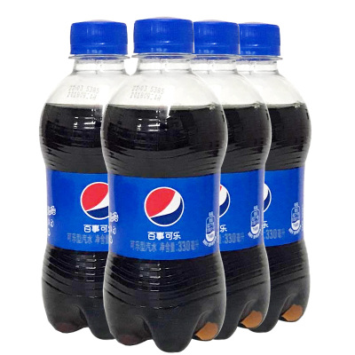 百事可乐300ml*7瓶碳酸饮料迷你瓶装可乐汽水饮品