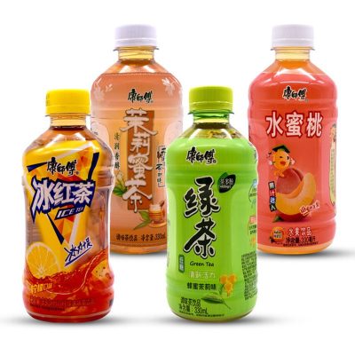 康师傅茶饮料330ml*7瓶混合口味小瓶迷你装