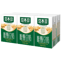 豆本豆唯甄原味豆奶250ml*6盒植物蛋白营养早餐奶营养便捷