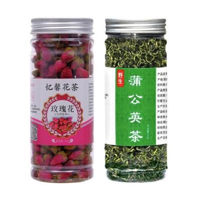 玫瑰花茶叶干玫瑰正宗平阴玫瑰花茶柠檬片蒲公英茶组合 [组合]玫瑰花+蒲公英