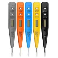 家用测电笔数显试电笔电工验电笔工具测电笔螺丝刀感应电笔多功能 颜色随机发货 1支装