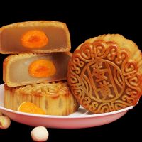 广式蛋黄月饼莲蓉豆沙小月饼糕点零食2包批发
