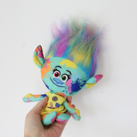 FLOWERZZZ卡通小人物魔彩虹滑板精灵毛绒玩具公仔娃娃生日