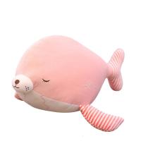 鲸鱼抱枕可爱毛绒玩具海狮公仔卡通海豚布娃娃男少女心玩偶生日礼