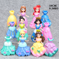 爱丽儿白雪公主换装公主儿童女孩过家家玩具生日蛋糕装饰