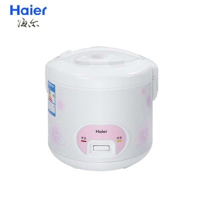 海尔(Haier) 电饭煲HRC-YJ4036G 底盘加热 可拆卸蒸汽阀 金属拉丝机身 4L电饭煲电饭锅