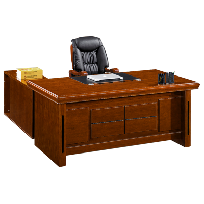 瑞丰杰 办公桌1.6米 RJ-D1640 木皮油漆办公桌班台
