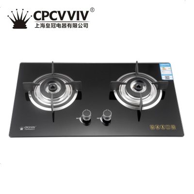 CPCVVIV上海皇冠厨卫电器 C21燃气灶双灶嵌入式台式液化气天然气跹暹屳