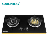 SAINMES智能厨电 电器 SMZ一B801 燃气灶 高温钢化玻璃 防干烧 热电偶熄保 纯铜火盖跹暹屳
