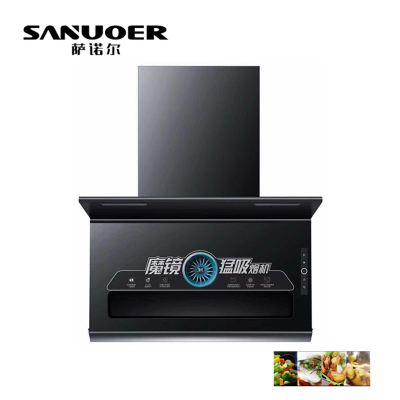 sanuoer萨诺尔 SNE-20 油烟机 钢化玻璃 超大吸力 时尚 厨电安全跹暹屳