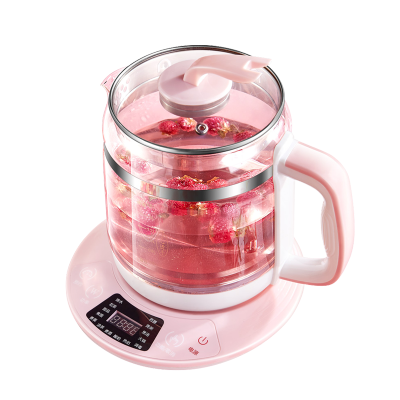 优迪爱养生壶家用全自动多功能养身花茶壶 加厚玻璃电煮茶壶1.8升
