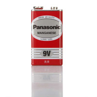 松下(Panasonic)9V碳性方形干电池适用于万用表遥控器话筒报警器玩具 10节盒装 6F22ND