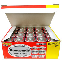 松下(Panasonic)碳性大号1号红D型干电池R20PND/2S适用于热水器煤气燃气灶手电筒门铃玩具遥控器20粒装