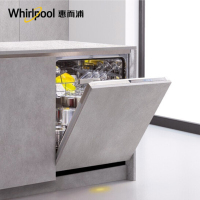 惠而浦(Whirlpool)洗碗机WB03033DLXCN 原装进口 家用全嵌14套大容量 第6感智能清洗 1小时洗烘