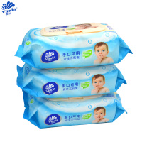 维达手口可用婴儿湿巾大包装宝宝专用去菌带盖湿巾无刺激80片*3包