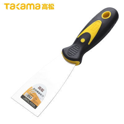 takama(高松)508002 油灰刀2英寸不锈钢塑柄批刀清洁刮刀铲刀腻子刀抹灰抹泥刀手动工具