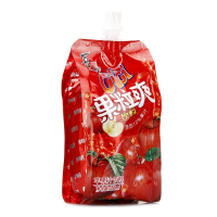 【喜之郎旗舰店】CICI水果味果粒爽儿童 娱乐休闲零食大礼包 350ML*5支分享装 苹果汁