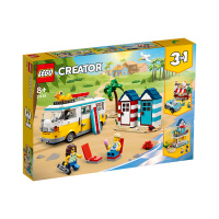 [海滩野营]乐高LEGO 创意百变系列 31138 海滩野营车 拼装积木玩具
