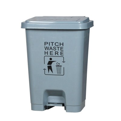 林剑翔塑料垃圾桶垃圾容器LJX012黄色带盖加厚塑料垃圾桶
