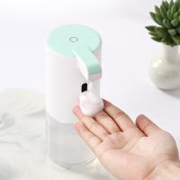 自动洗手机套装泡沫洗手机纳丽雅智能感应洗手液家用充电 浅绿色