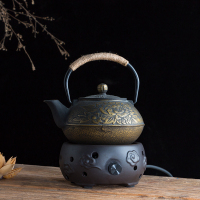 电陶炉迷你小型家用电热炉妖怪电陶炉煮茶温茶器茶炉铁壶电陶炉玻璃壶