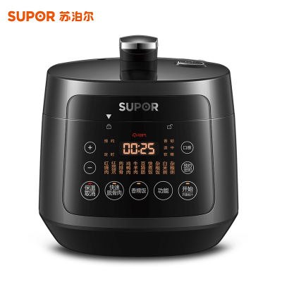 苏泊尔(SUPOR)SY-30FC12Q电压力锅家用3L多功能精钢球釜电高压锅煮饭锅 一锅双胆 大屏触控 智能预约