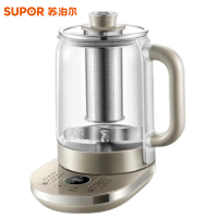苏泊尔SW-15Y08 养生壶煮茶器加厚玻璃燕窝壶电水壶花茶电茶壶1.5