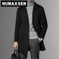 纽曼森(Numaxsen)双面羊绒大衣男秋冬中长款毛呢风衣外套男装休闲衣服高端潮流潮流