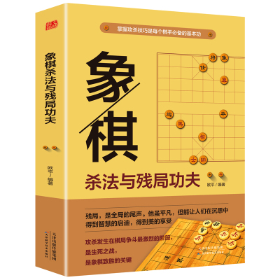 鹏辰正版象棋杀法与残局功夫 中国际象棋书籍教材职业选手中国象棋棋谱入门书籍初学者布局入门教程棋类书初高中学生