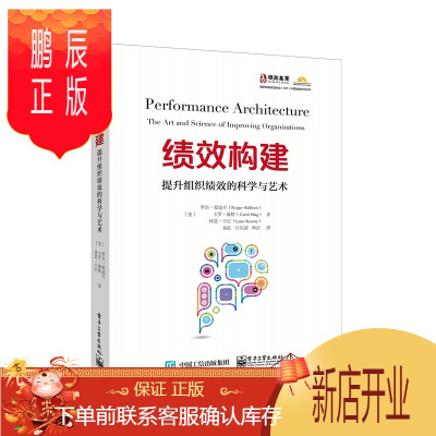 鹏辰正版 绩效构建:提升组织绩效的科学与艺术 罗杰·爱迪生 电子工业出版