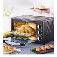 格兰仕(Galanz)烤箱家用烘焙多功能全自动小型电烤箱30升大容量官方旗舰店 黑色
