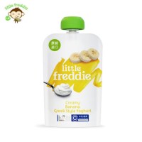 小皮(Little Freddie)欧洲进口 香蕉酸奶水果泥 100g/袋装 宝宝辅食婴儿水果泥 适合6个月以上
