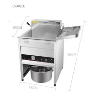翻转鸡排炸炉 炸炉 炸锅时光旧巷 电自动恒温电油炸机 220v40升电热带翻转炸炉