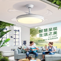 隐形风扇灯2022年新款吊扇灯家用一体吊灯客厅餐厅卧室北欧电扇灯